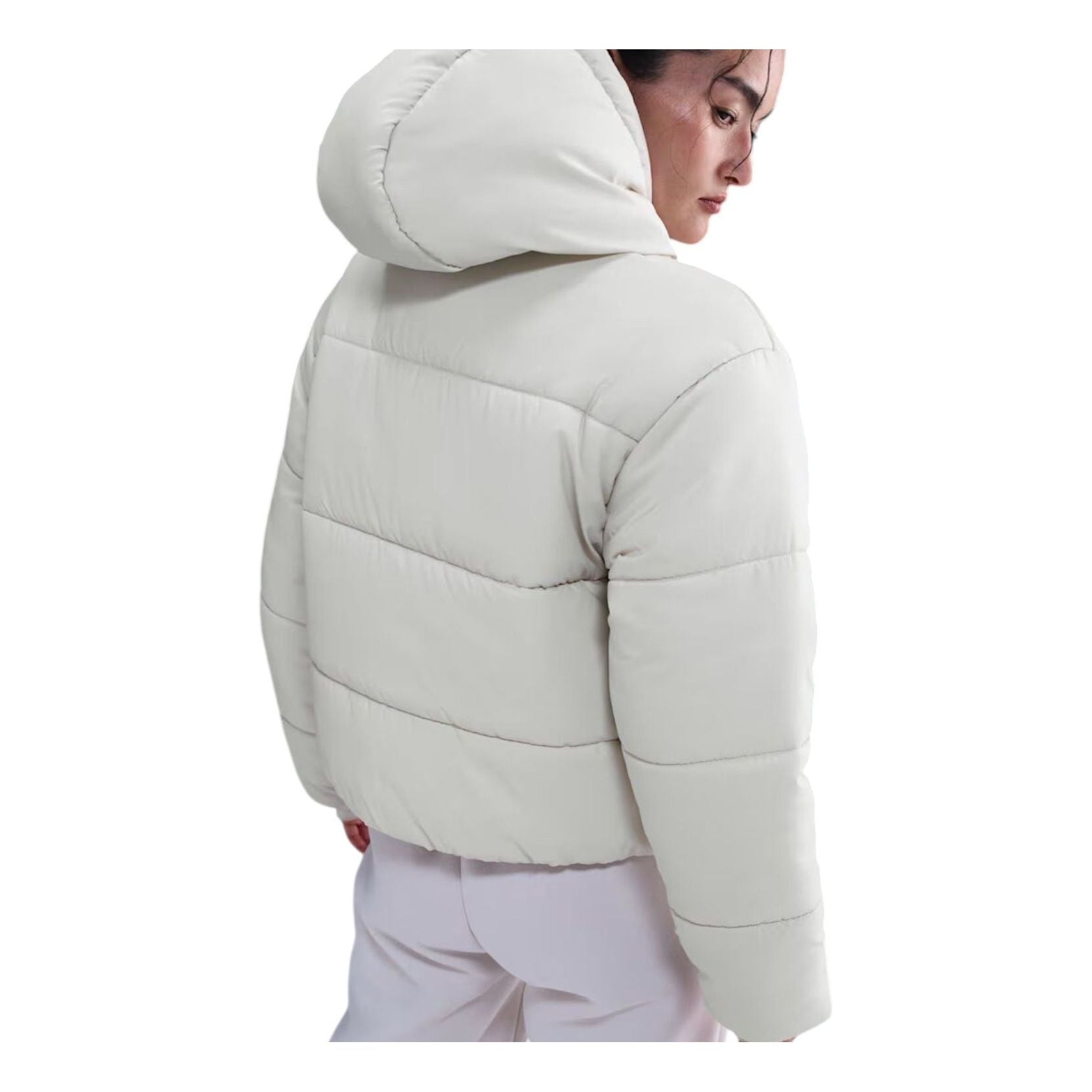 (WMNS) Nike Classic Puffer Therma-FIT Loose Hooded Jacket 'Light Bone White' FZ5900-072