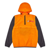 COMME des GARCONS PLAY FW25 x K-Way Half Zip Hoodie 'Orange' AZ-J506-051-1