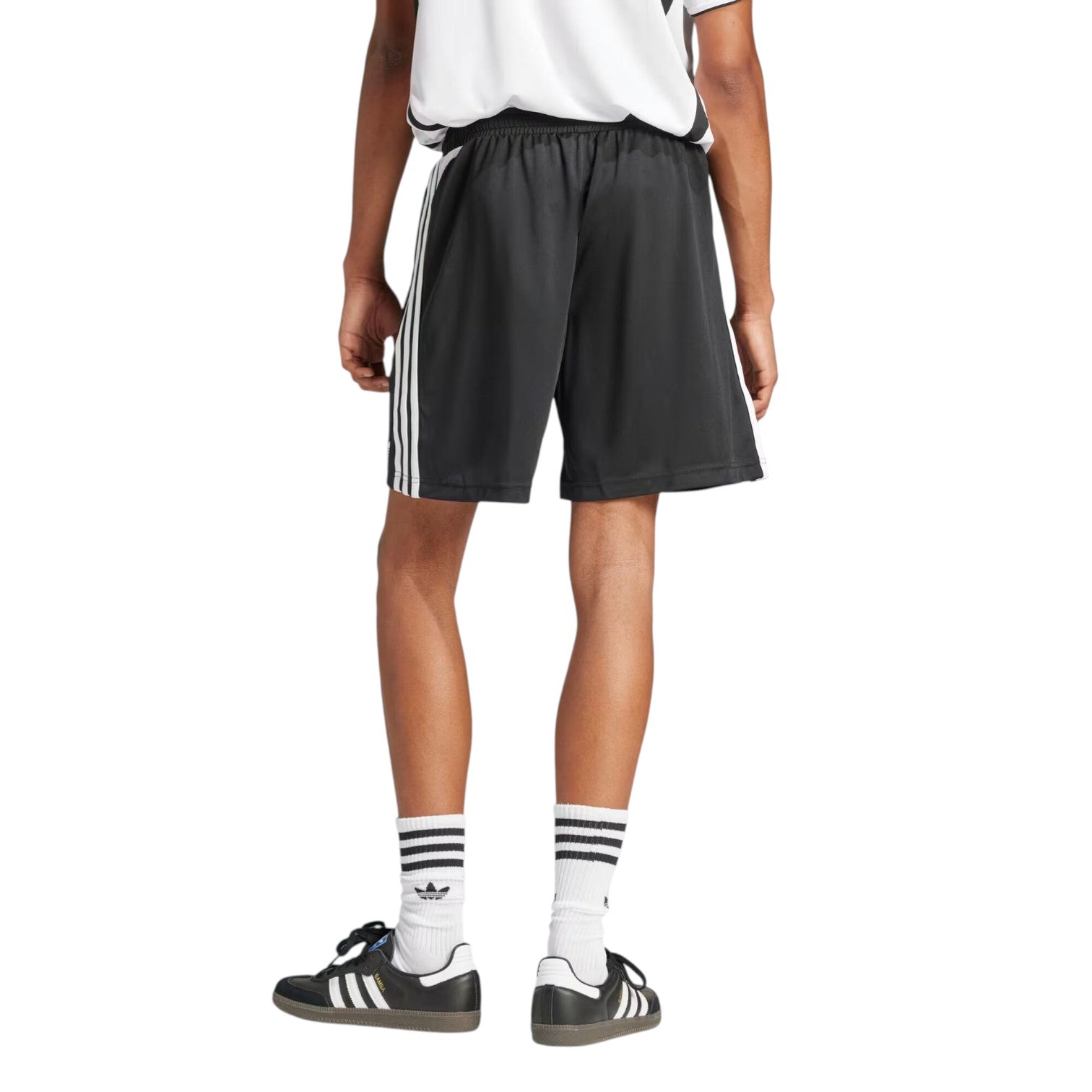 adidas Adicolor Teamgeist Shorts Asia Sizing 'Black White' JC6230