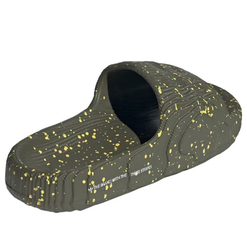 adidas Adilette 22 Asia Sizing 'Olive Yellow' IG9263