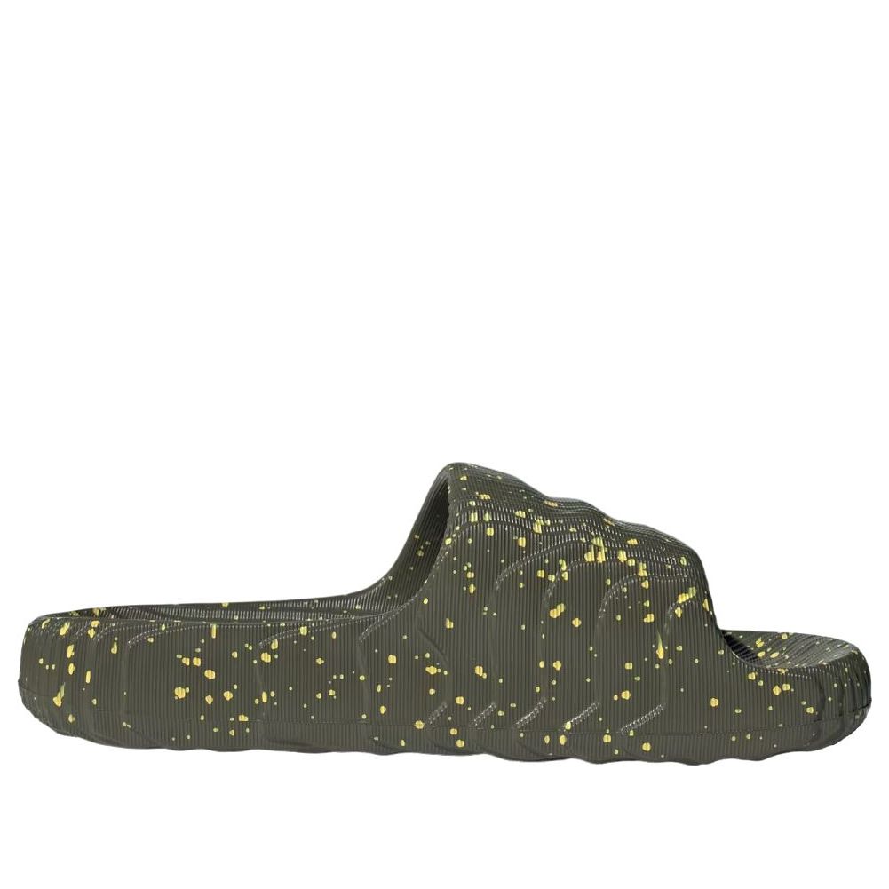 adidas Adilette 22 Asia Sizing 'Olive Yellow' IG9263