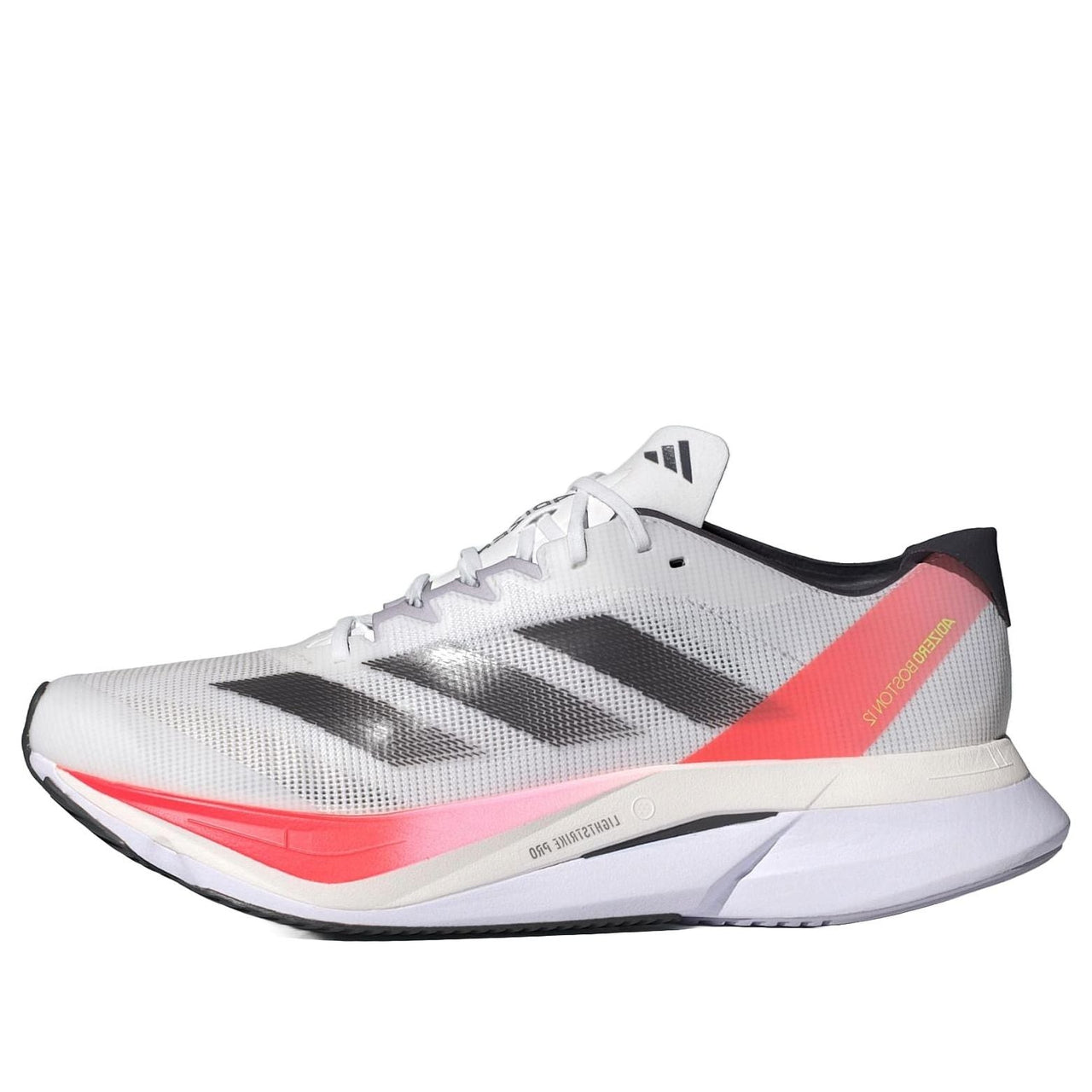 (WMNS) adidas Adizero Boston 12 'White Aurora Solar Red' IF9210