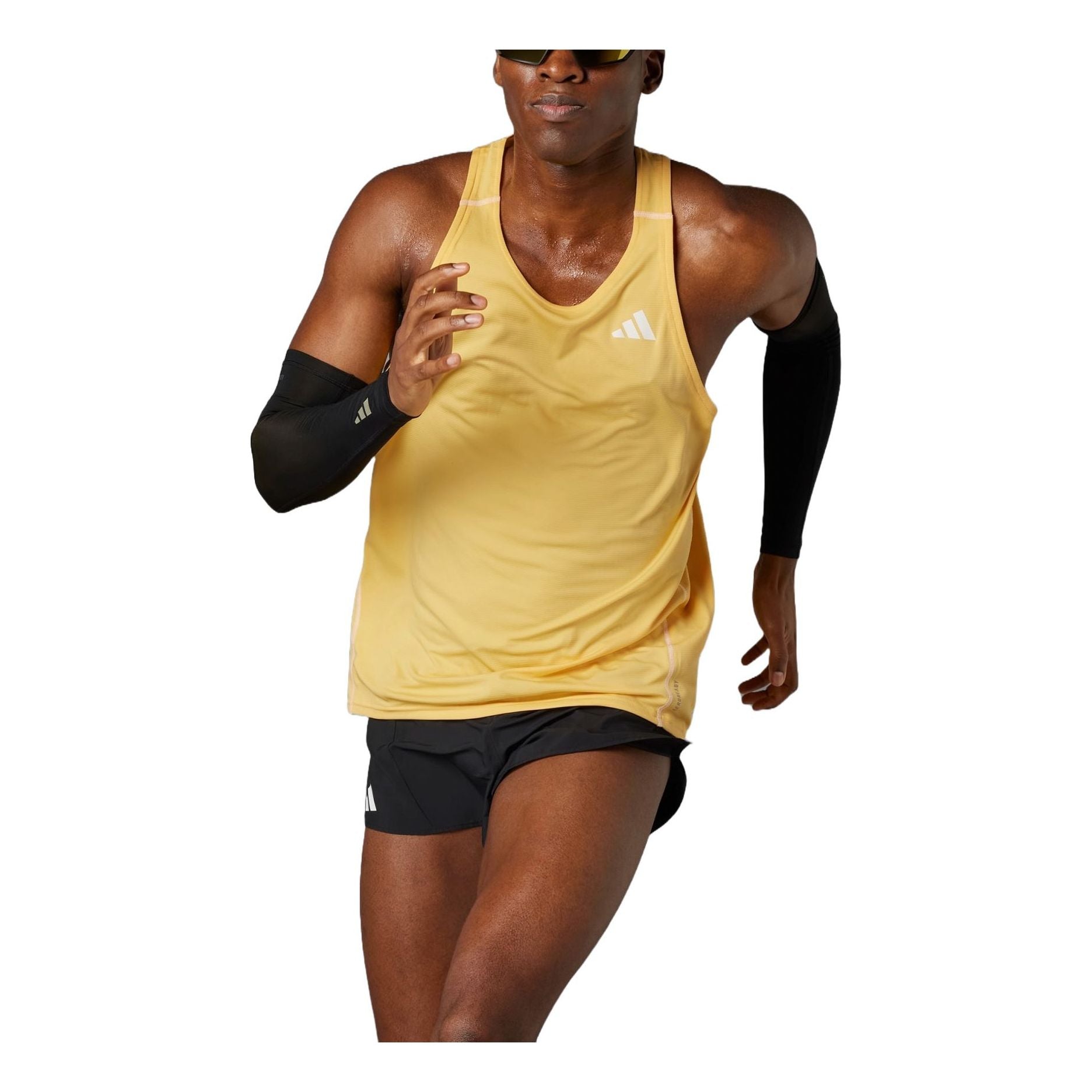 adidas Adizero Running Singlet Asia Sizing 'Yellow' IR7123