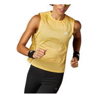 (WMNS) adidas Adizero Running Tank Asia Sizing 'Yellow' IR7124