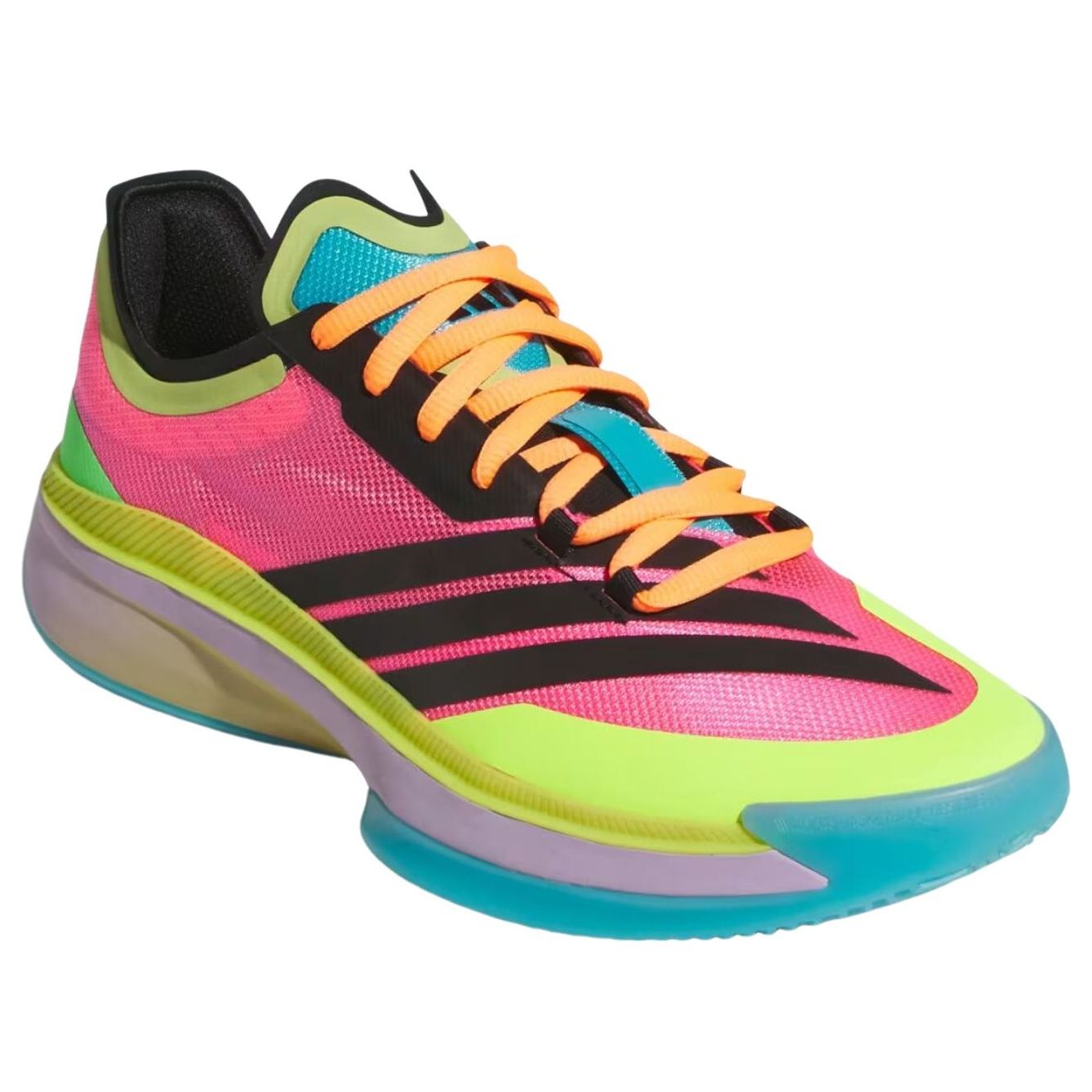 adidas Adizero Select 3.0 Low 'Lucid Pink Preloved Lime' JR8281