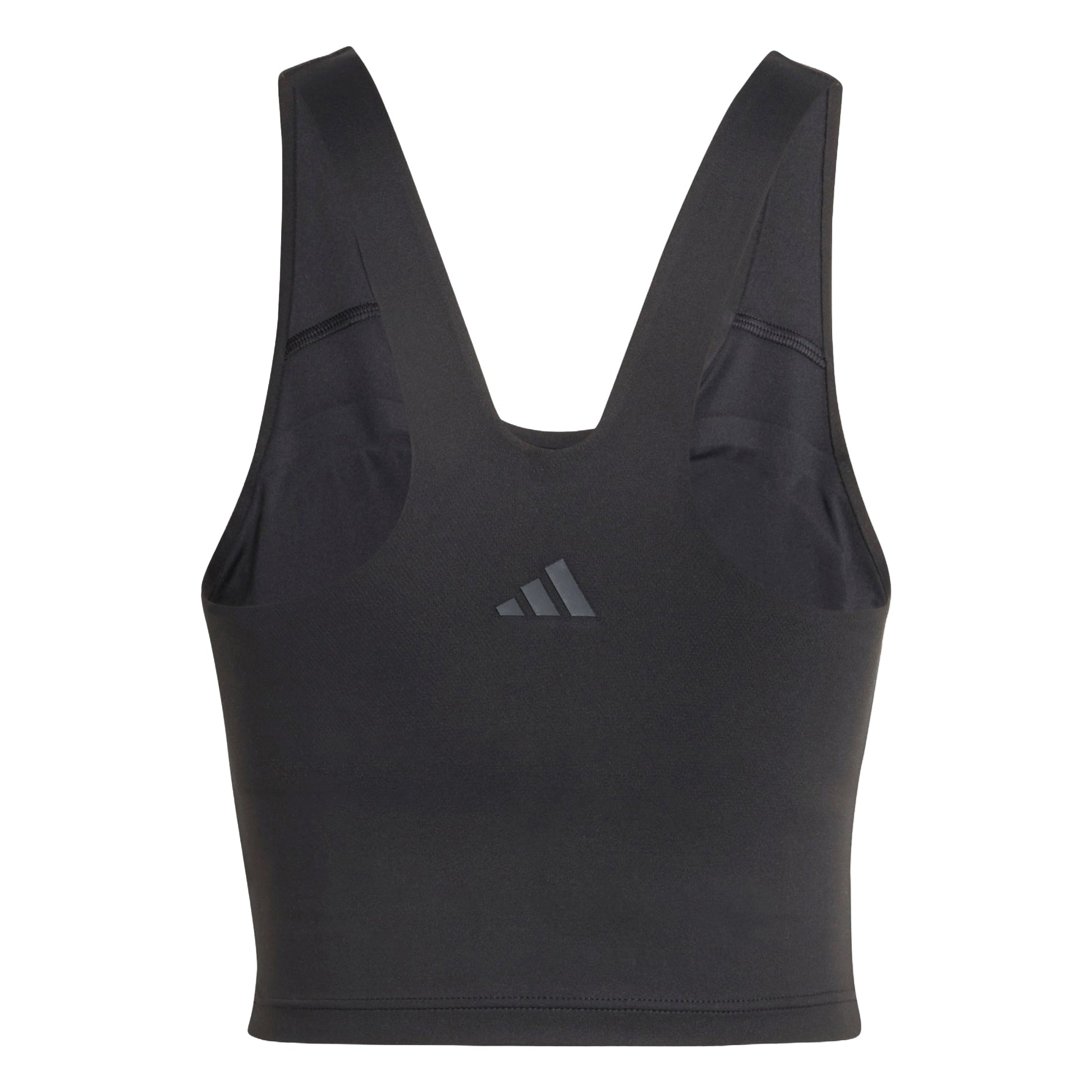 (WMNS) adidas All Me Medium Support Long Line Bra Tank Asia Sizing 'Black' IT2726