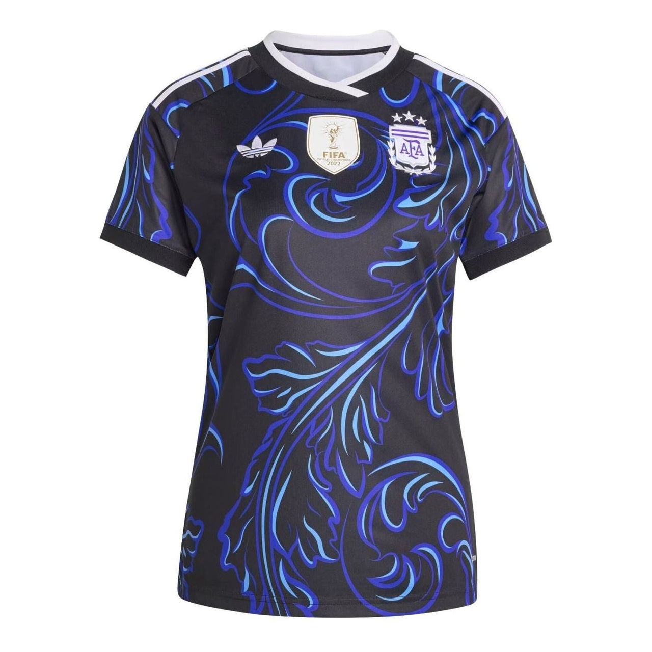 (WMNS) adidas Argentina 2026 Away Jersey 'Black Lucid Blue Blue Burst' KB0639