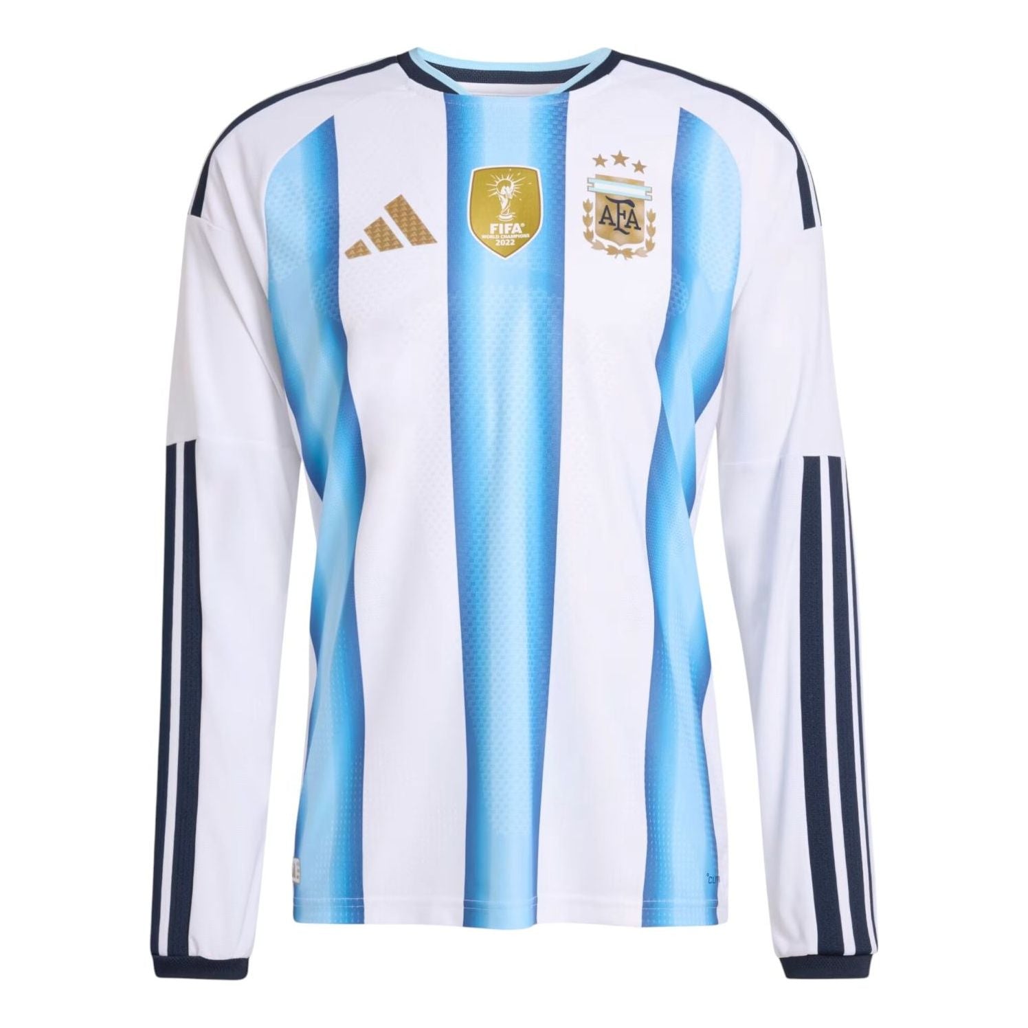 adidas Argentina 26 Home Authentic Long Sleeve Jersey 'White Icey Blue Light Blue' KA8068