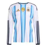adidas Argentina 26 Home Authentic Long Sleeve Jersey 'White Icey Blue Light Blue' KA8068