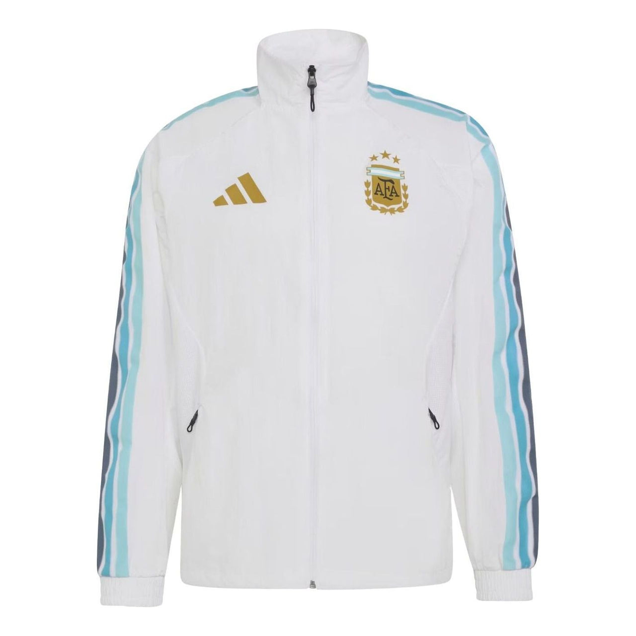 adidas Argentina 2026 Anthem Jacket Asia Sizing 'White' JZ6285