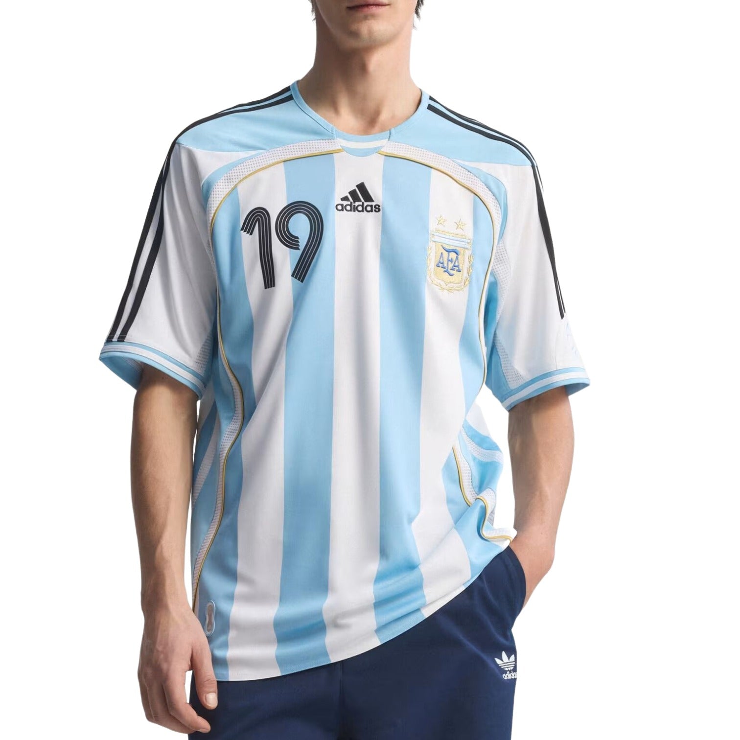 adidas Argentina Home Jersey 2006 Messi 'White' JN3708