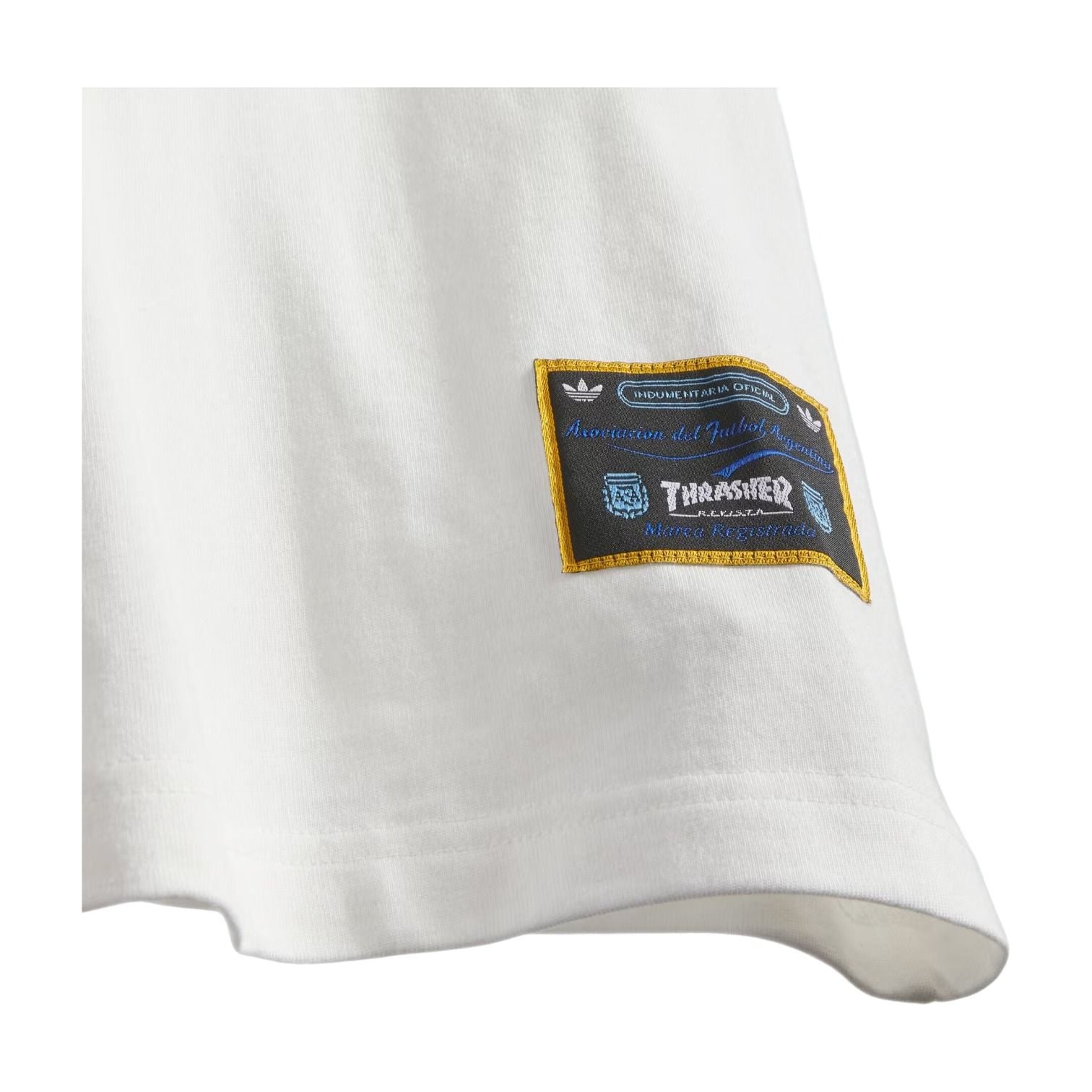 adidas Argentina x Thrasher T-Shirt Asia Sizing 'Core White' KX4544