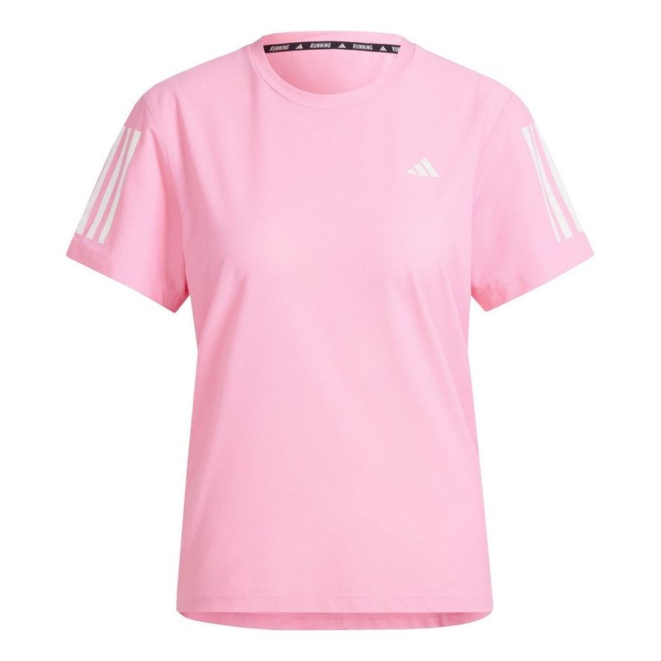 (WMNS) adidas Own The Run T-Shirt 'Pink' BK1592