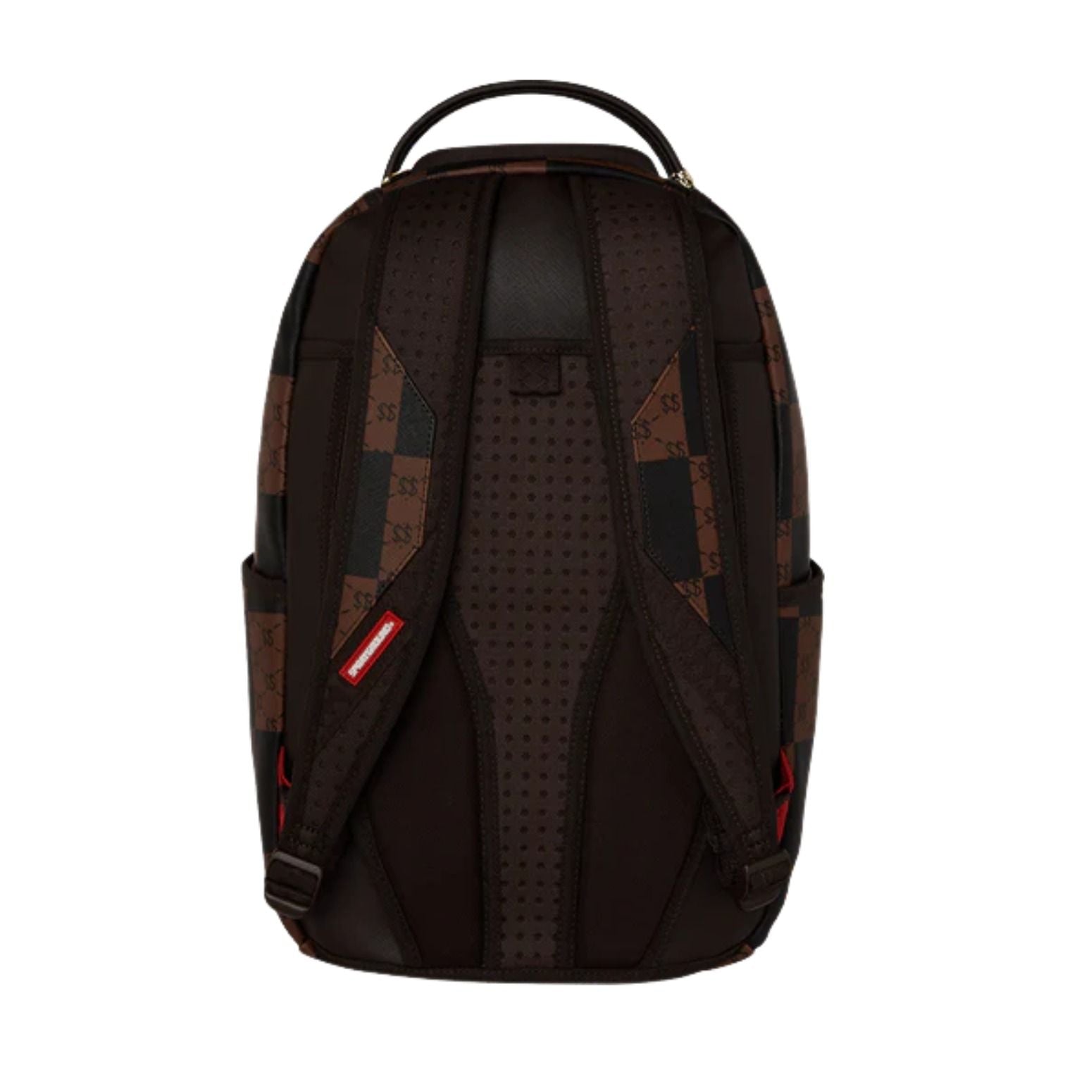 Sprayground That Big Check Shark Backpack 'Brown Black' B6263