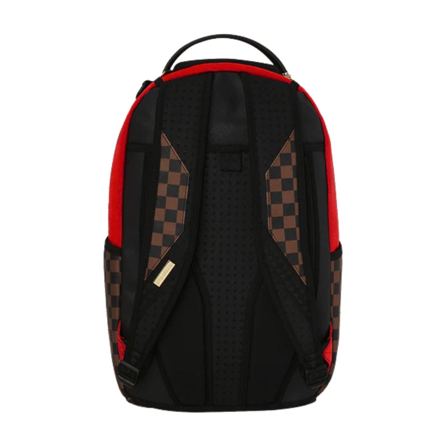 Sprayground Katana Check Boss Backpack 'Brown Red' B8571