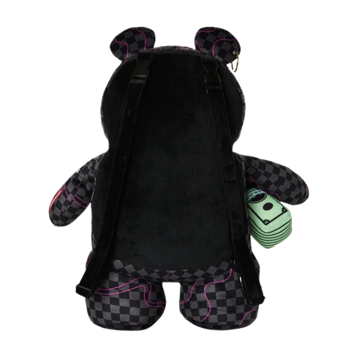 Sprayground Purple Slime Shark Moneybear Backpack 'Black Purple' B8958