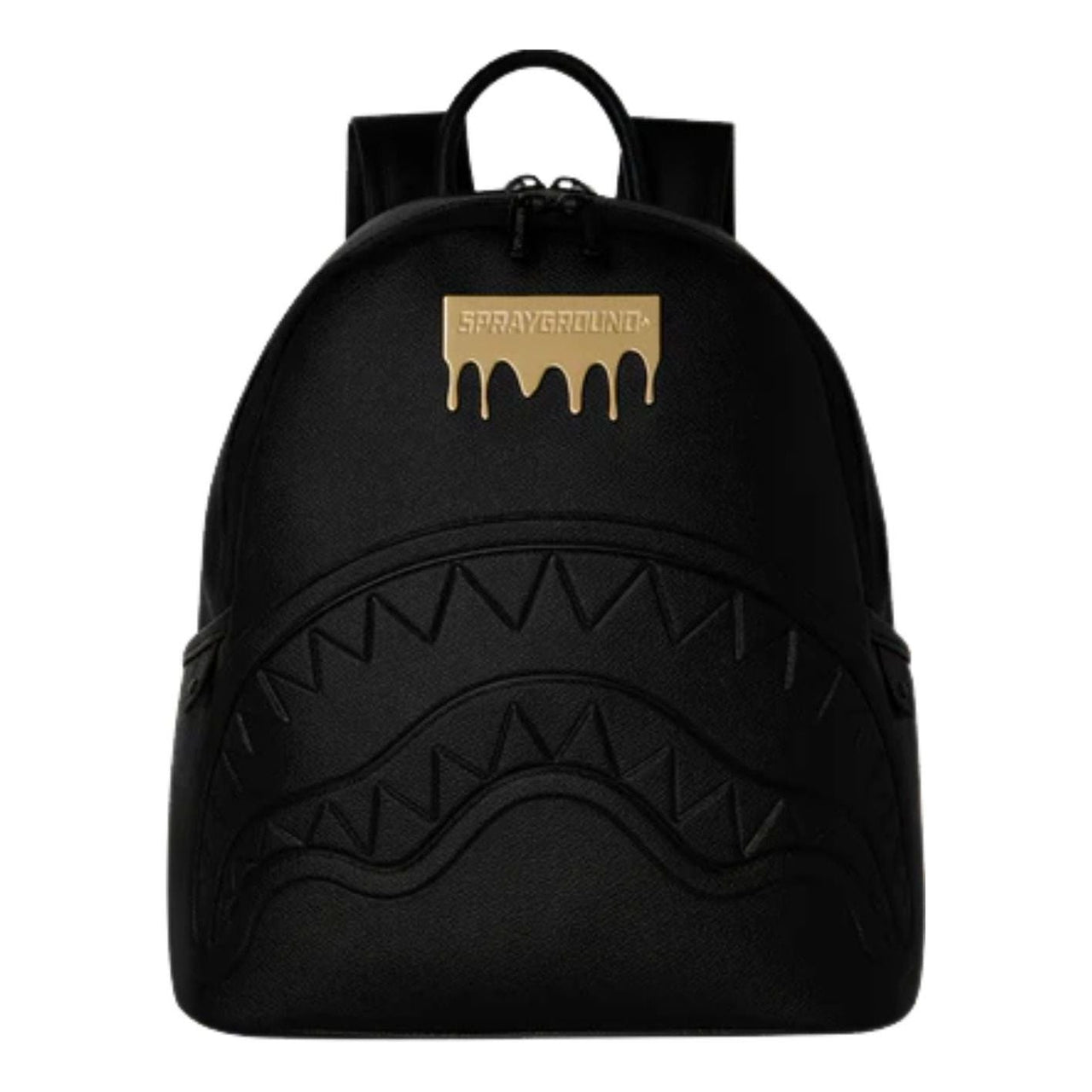 Sprayground Gold Brick Drip Savage Backpack 'Black' B9038
