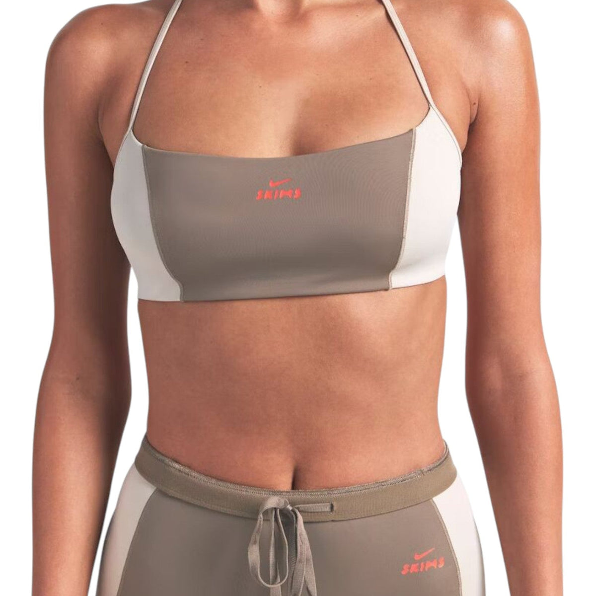 (WMNS) Nike x SKIMS Shine Micro-Scoop Bra 'Truffle Stone' BABRA9496W-TST
