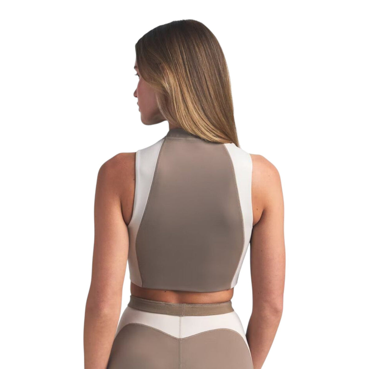 (WMNS) Nike x SKIMS Shine Front-Zip Bra 'Truffle Stone' BABRA9497W-TST
