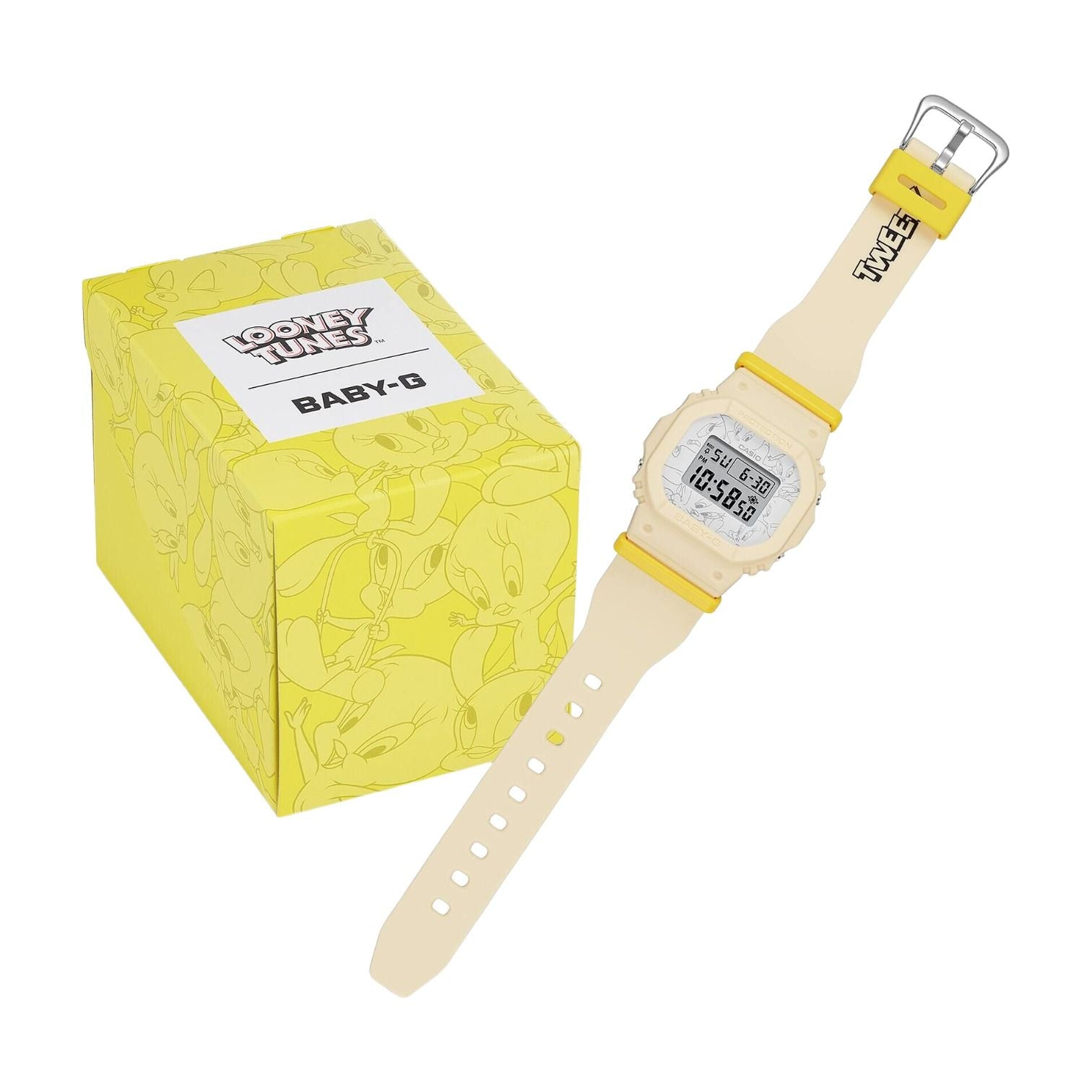 CASIO x Tweety Looney Tunes Baby-G BGD-565 Series 'Yellow' BGD-565TW-5