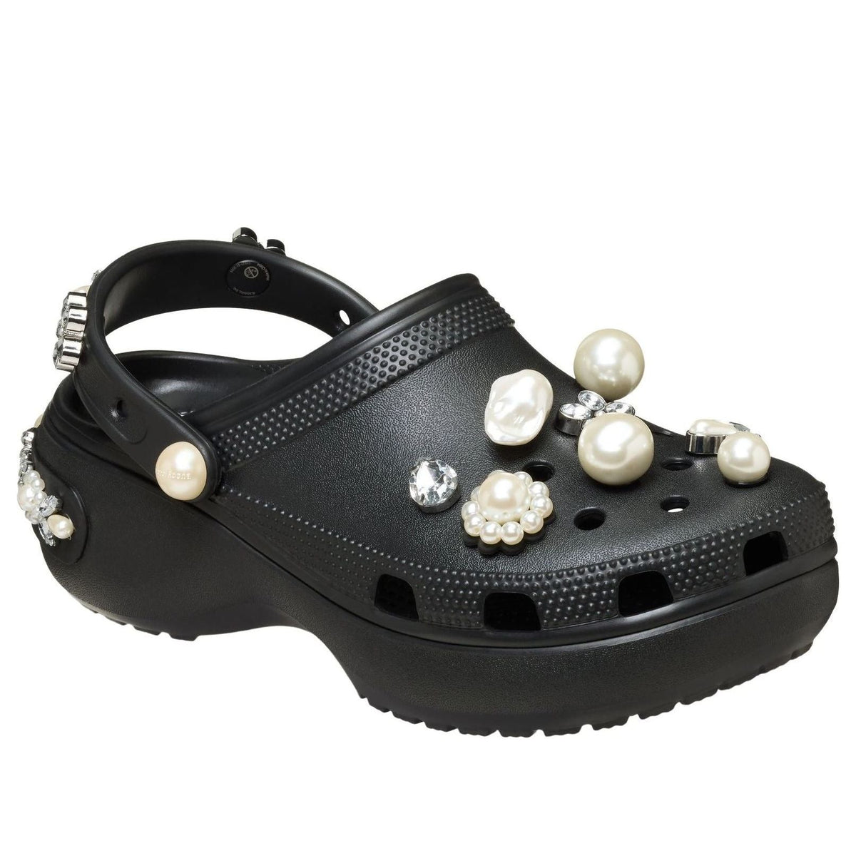 (WMNS) Crocs x Simone Rocha Platform Clog 'Black' 211798-001