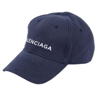 Balenciaga Logo Embroidered Gabardine Hat BLGA-531588-410B7-BL