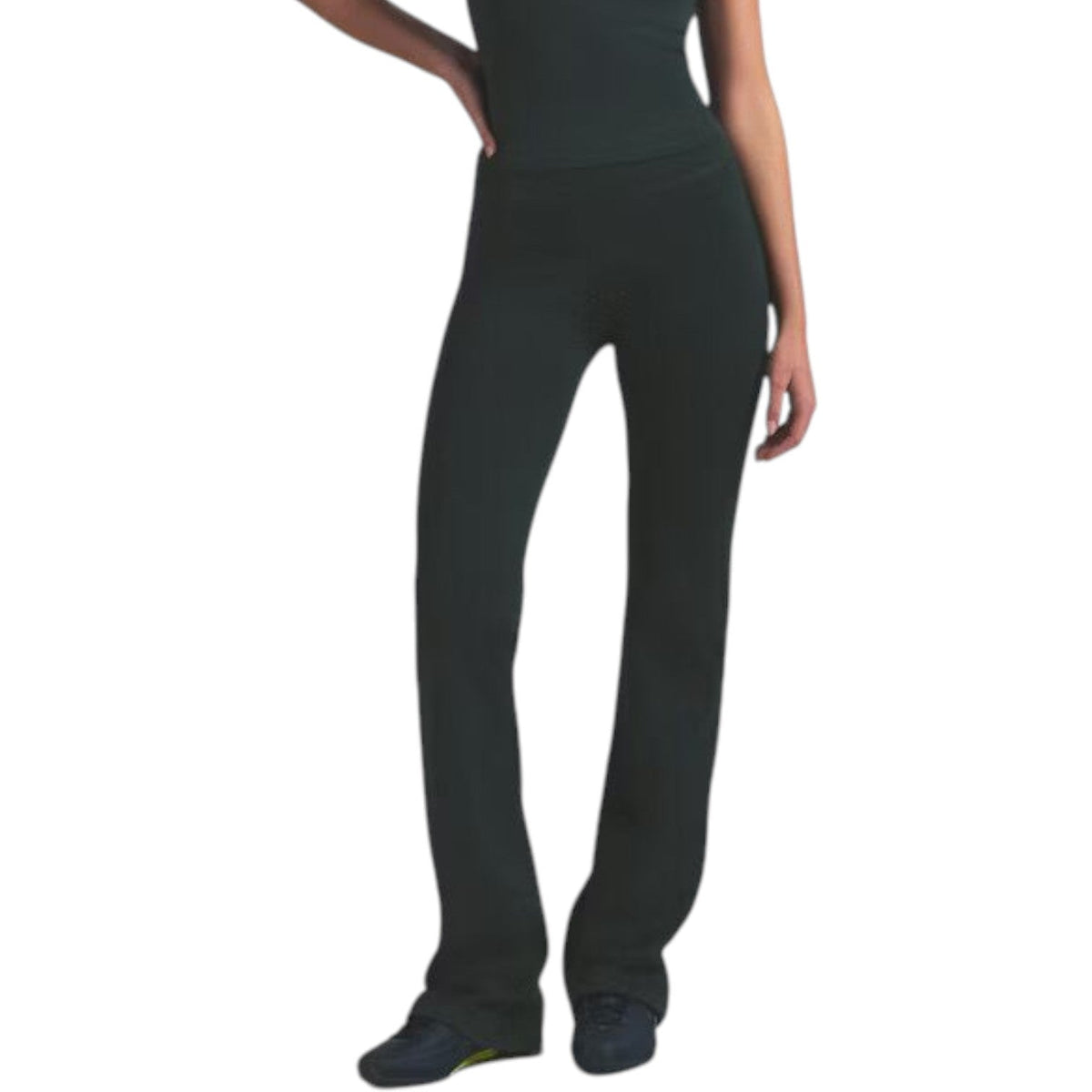(WMNS) Nike x SKIMS Matte High-Waisted Slim Flared Leggings 'Dark Teal' BOLEG7138W-DKT