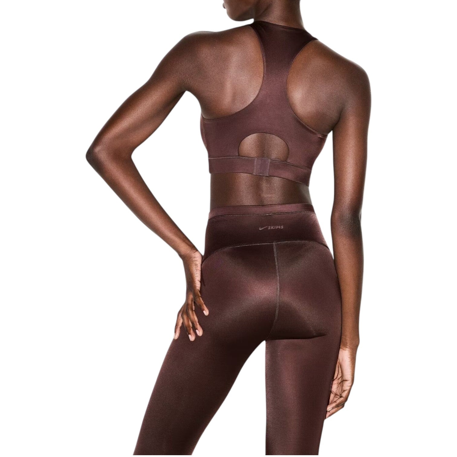 (WMNS) Nike x SKIMS Shine High-Waisted 17" Leggings with Drawcord 'Phoenix' BOLEG7887W-PHO