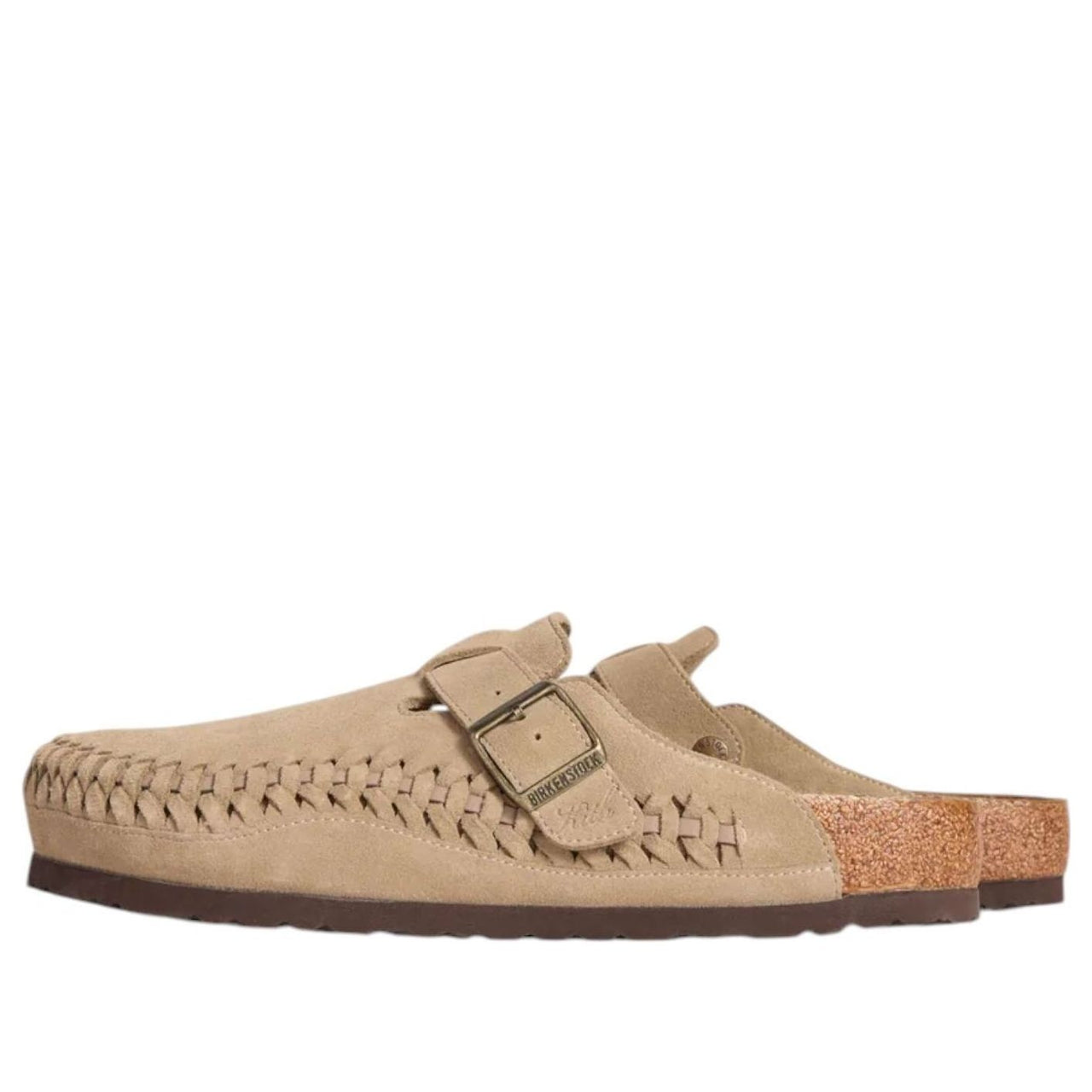 Birkenstock x Kith Boston Braided Suede 'Taupe' 1030958