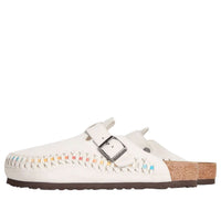 Birkenstock x Kith Boston Braided Suede 'Antique White Tie Dye' 1031012
