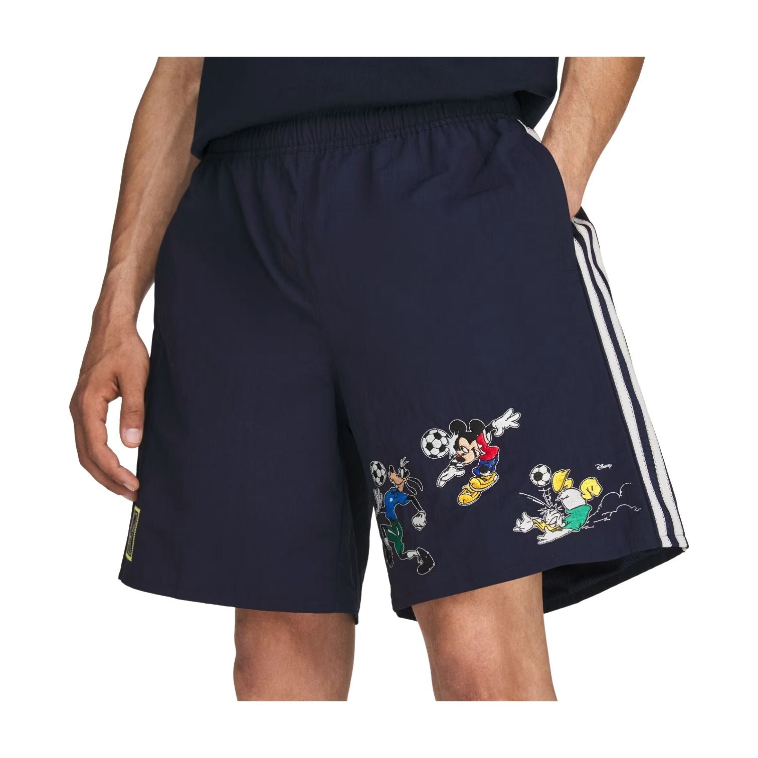 adidas x Brain Dead x Disney Short Asia Sizing 'Collegiate Navy' KR5174