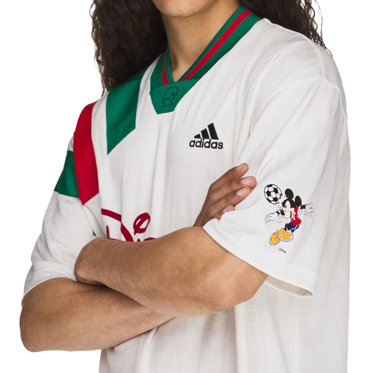 adidas x Brain Dead x Disney Football Jersey Asia Sizing 'Chalk White' KR2689