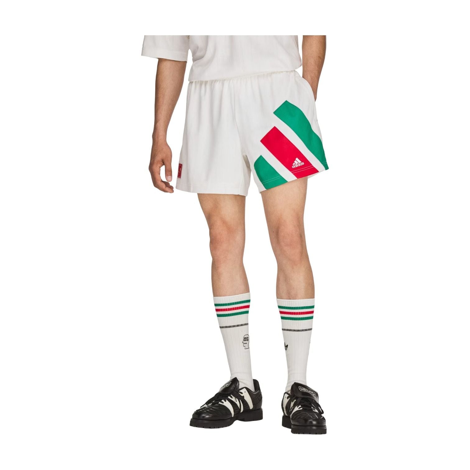 adidas x Brain Dead x Disney Short Asia Sizing 'Chalk White' KR2692