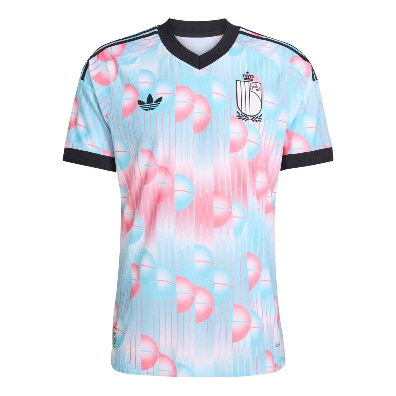 adidas Belgium 26 Away Authentic Jersey 'Frozen Blue Black' JM8382