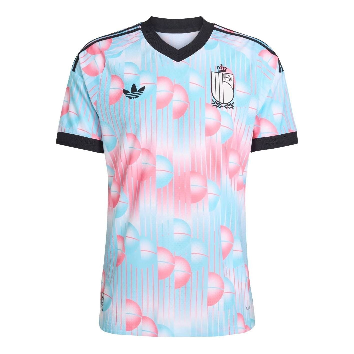adidas Belgium 26 Away Authentic Jersey 'Frozen Blue Black' JM8382