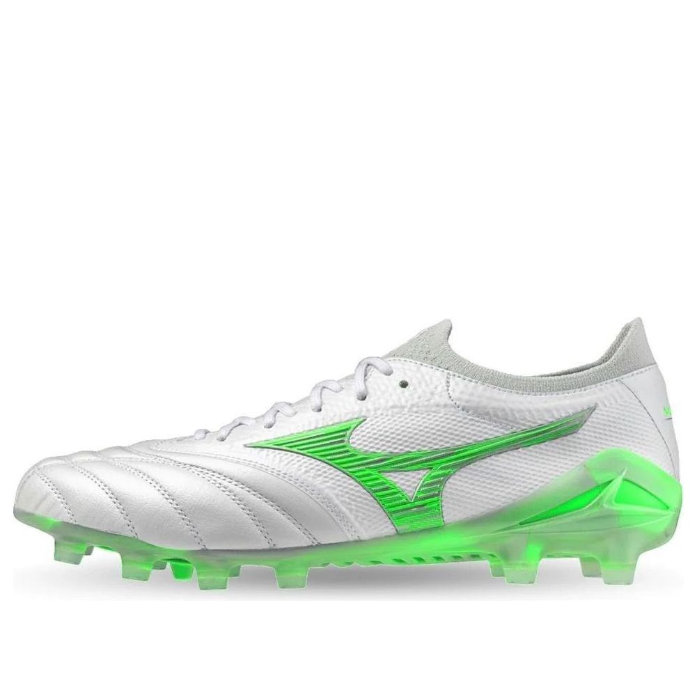 Mizuno Morelia Neo IV Beta Made in Japan FG 'Frontier Pack White Green Gecko' P1GA254037