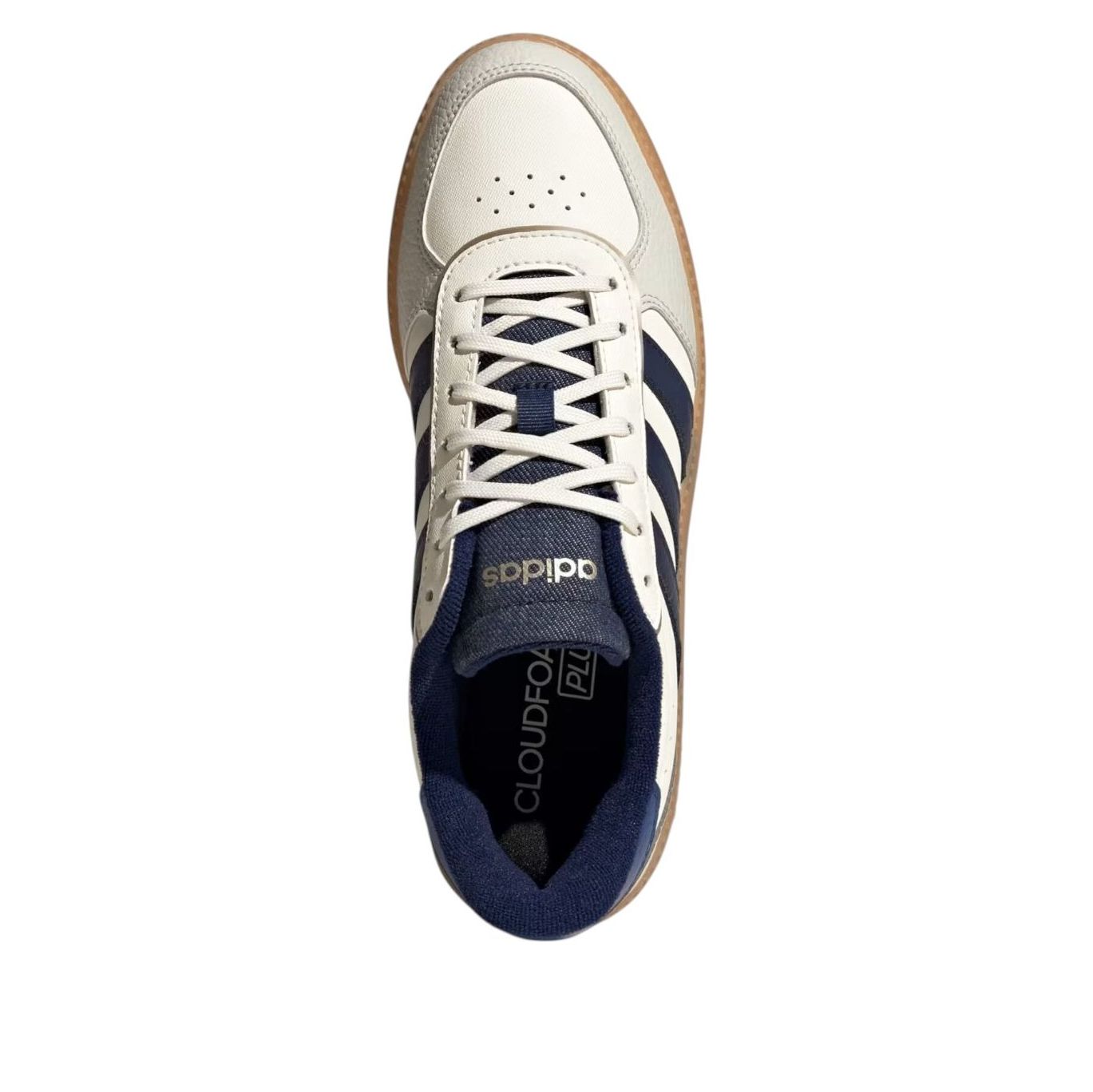 (WMNS) adidas Breaknet Sleek 'Core White Dark Blue' JR9529