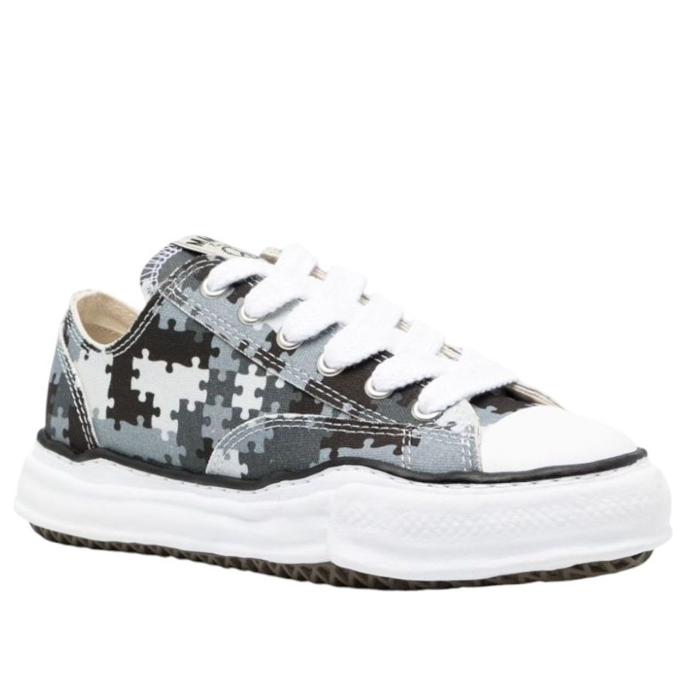Maison MIHARA YASUHIRO x Peace and After Peterson OG Sole Canvas Low 'Camo Grey' C13FW716-GRY