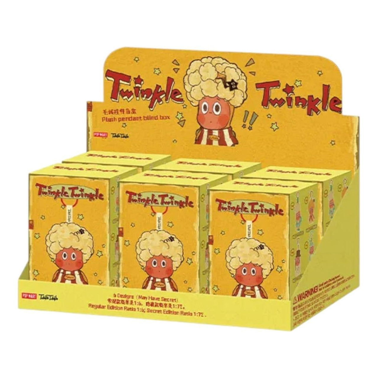 Pop Mart Twinkle Twinkle Be a Little Star Plush Pendant Sealed Case (6 Blind Boxes) PPMT-2504-0015-839387392