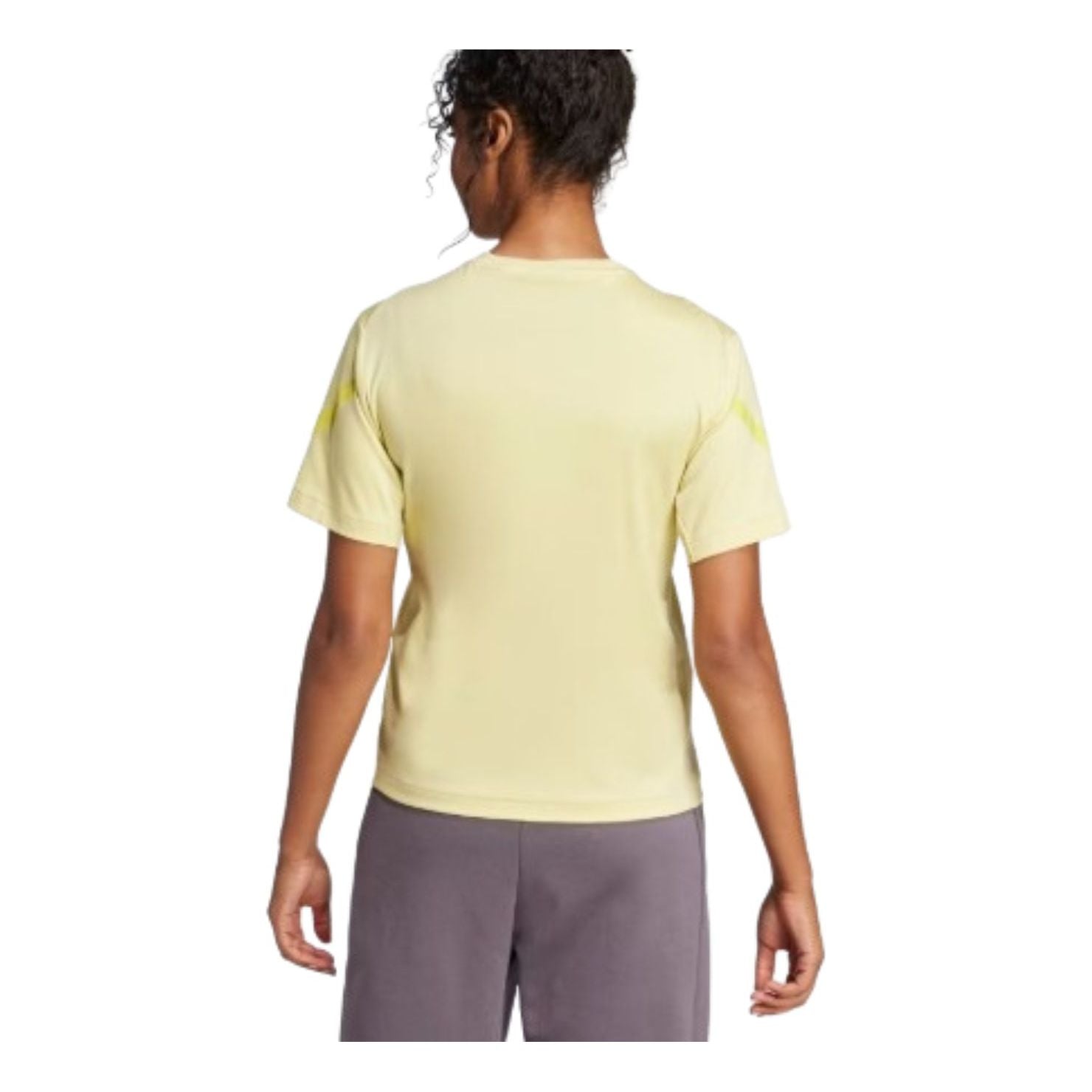 (WMNS) adidas Z.N.E. T-Shirt Asia Sizing 'Yellow' JC5400