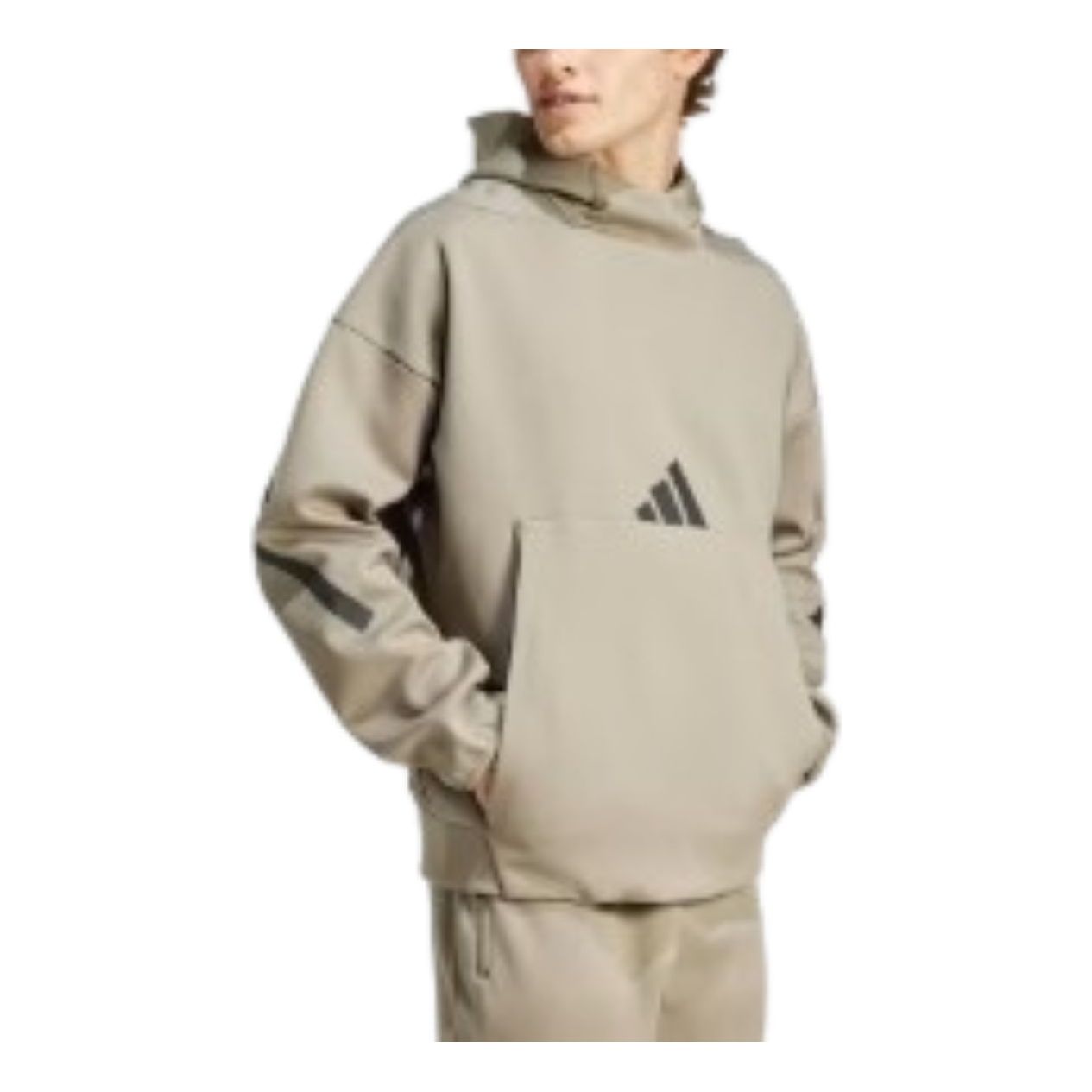 adidas Z.N.E. Hoodie Asia Sizing 'Brown' JE3071