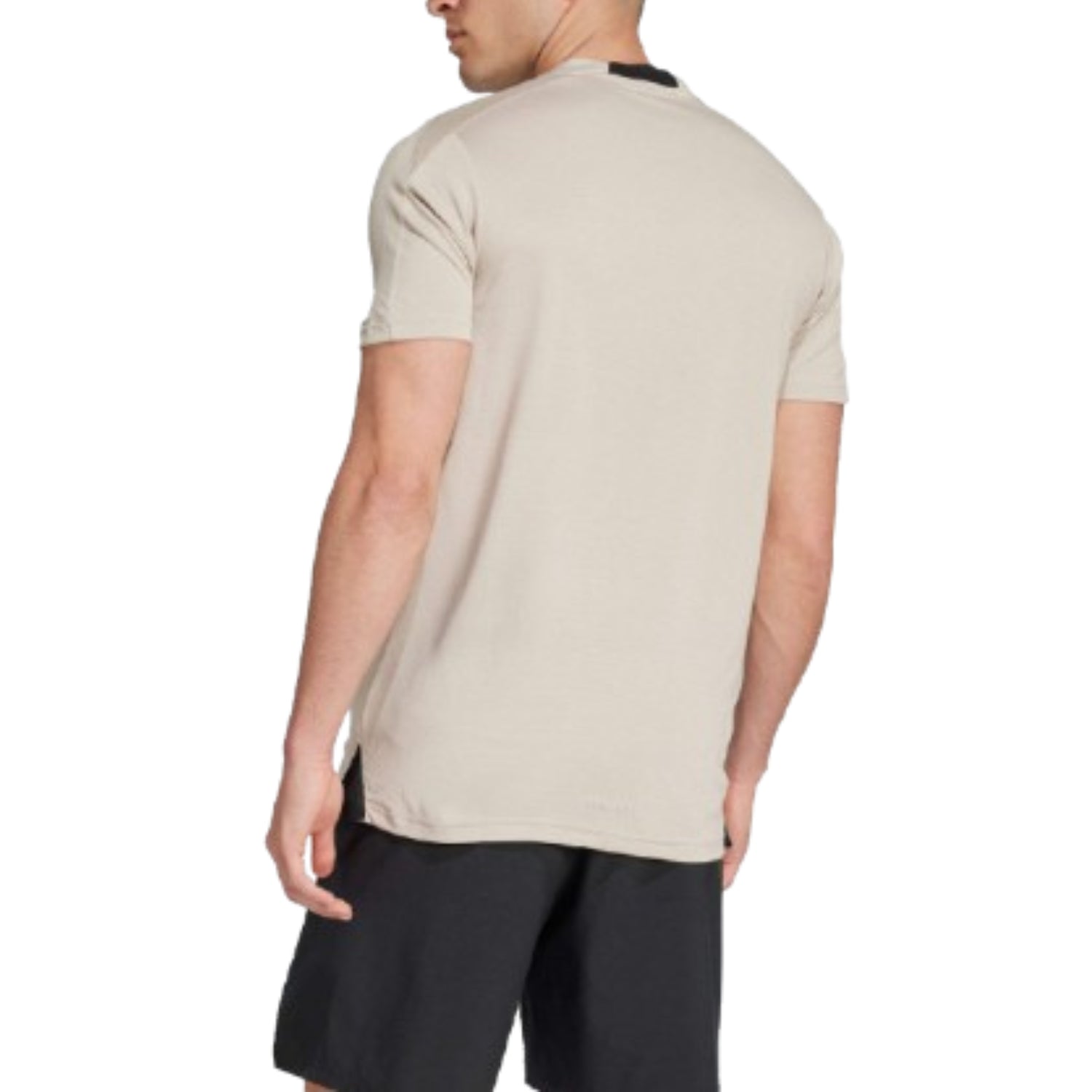 adidas Designed For Training HIIT Workout HEAT.RDY T-Shirt Asia Sizing 'Beige' IX9128