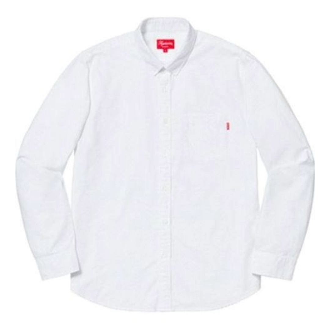 Supreme Oxford Shirt 'White' SUP-SS19-136