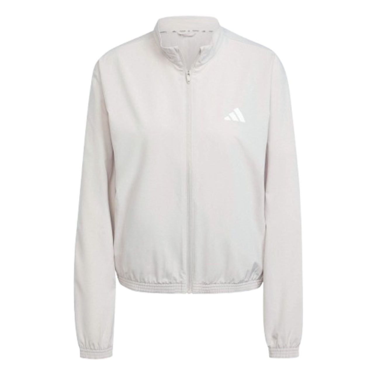 (WMNS) adidas Train Essentials 3-Stripes Woven Warm-Up Jacket Asia Sizing 'Grey' JE6173