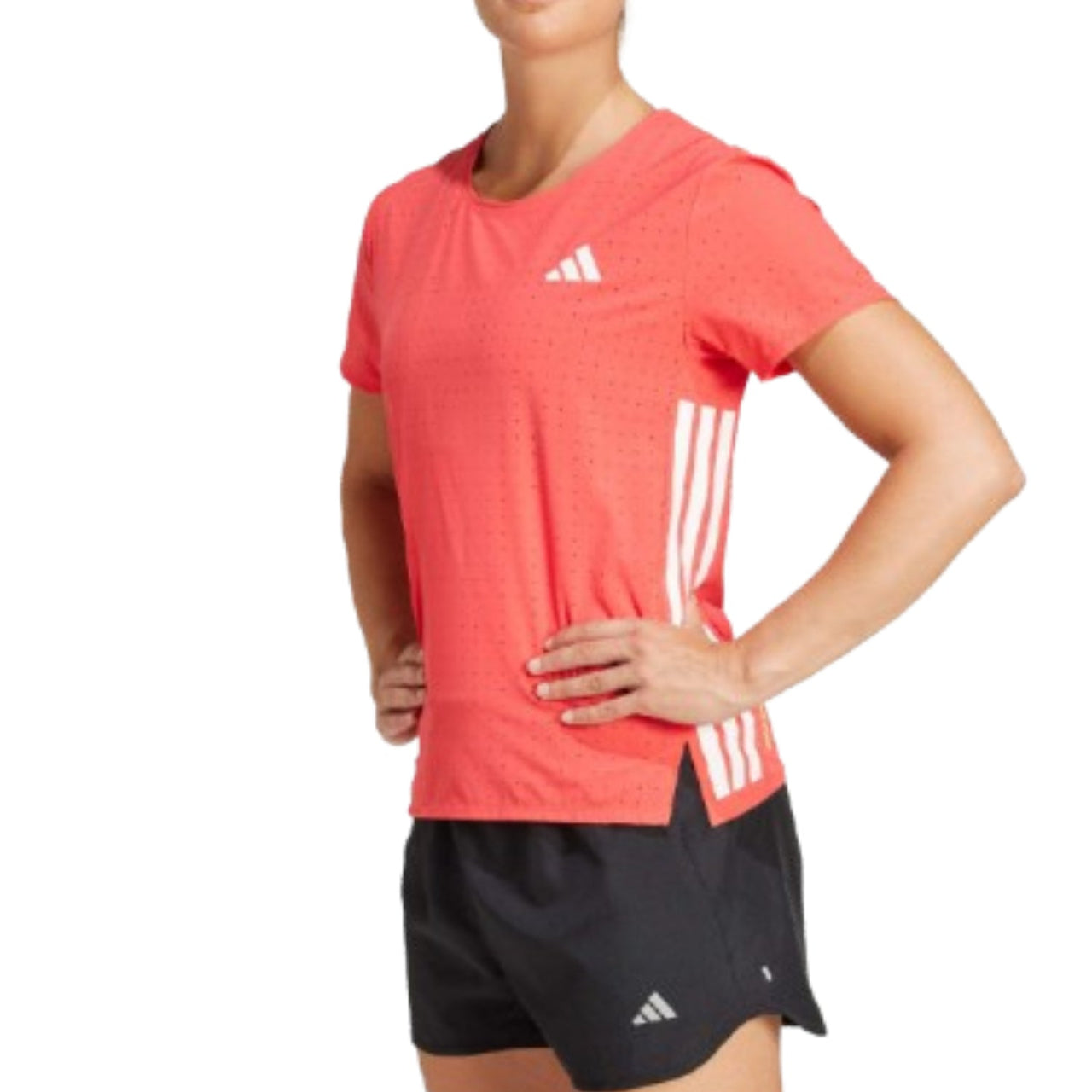 (WMNS) adidas Adizero Running T-Shirt Asia Sizing 'Red' IX8992