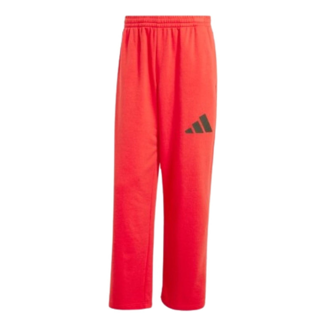 adidas Essentials Wide Leg 3 Bar Logo Pants 'Red' JF3601