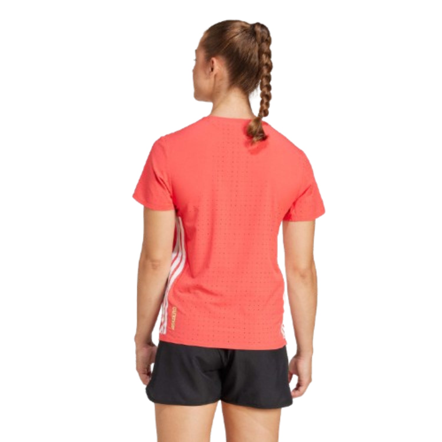 (WMNS) adidas Adizero Running T-Shirt Asia Sizing 'Red' IX8992