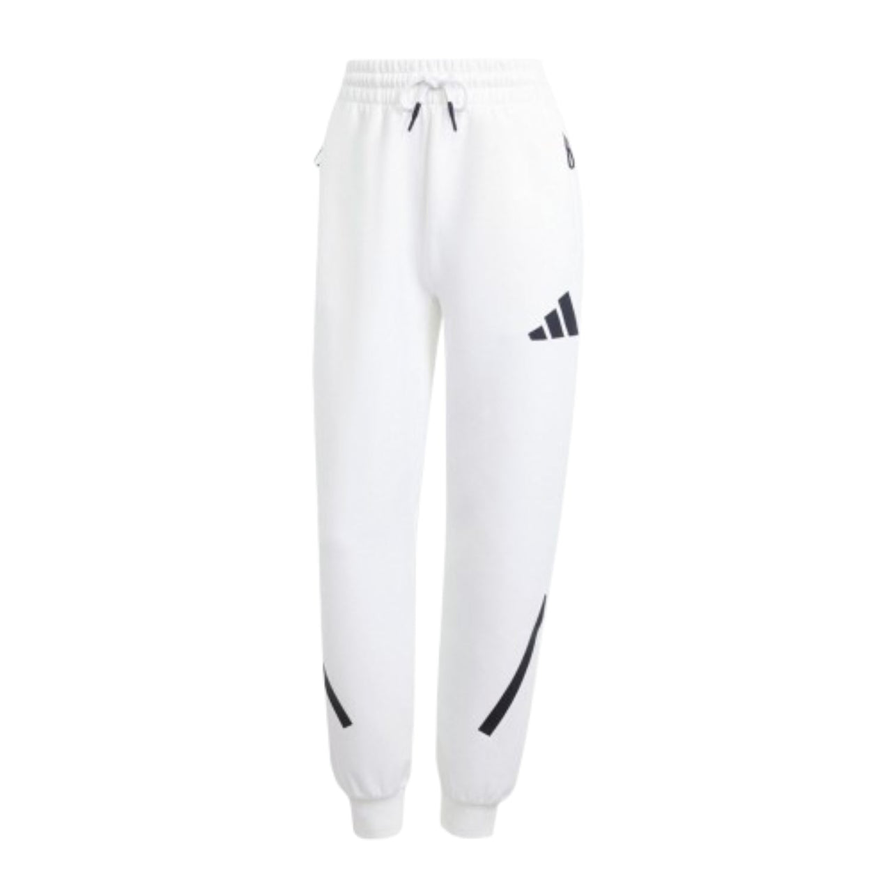 (WMNS) adidas Z.N.E. Pants Asia Sizing 'White Black' JE7843