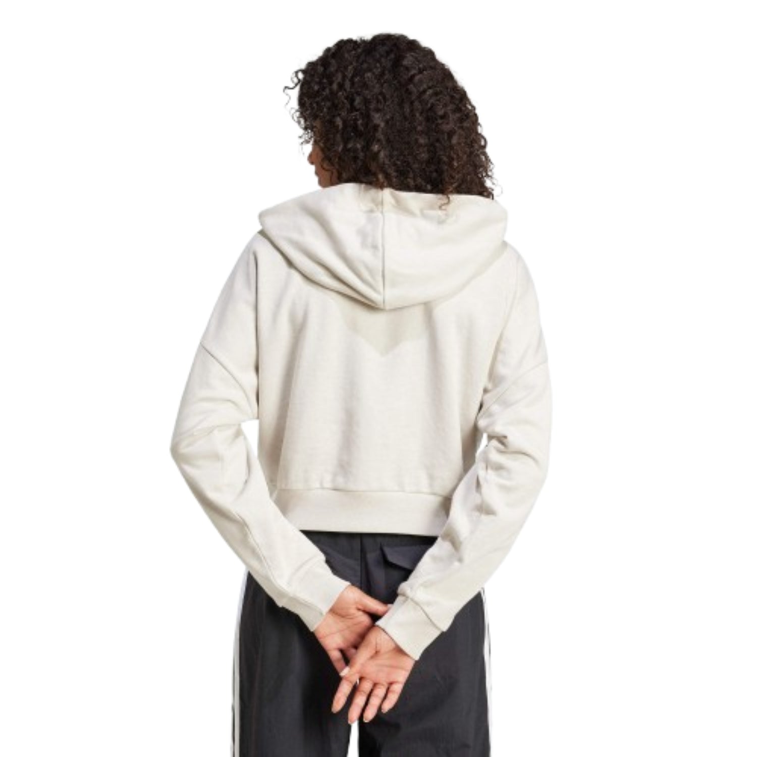 (WMNS) adidas Essentials 3-Stripes French Terry Quarter-Zip Hoodie Asia Sizing 'Grey' JN1958