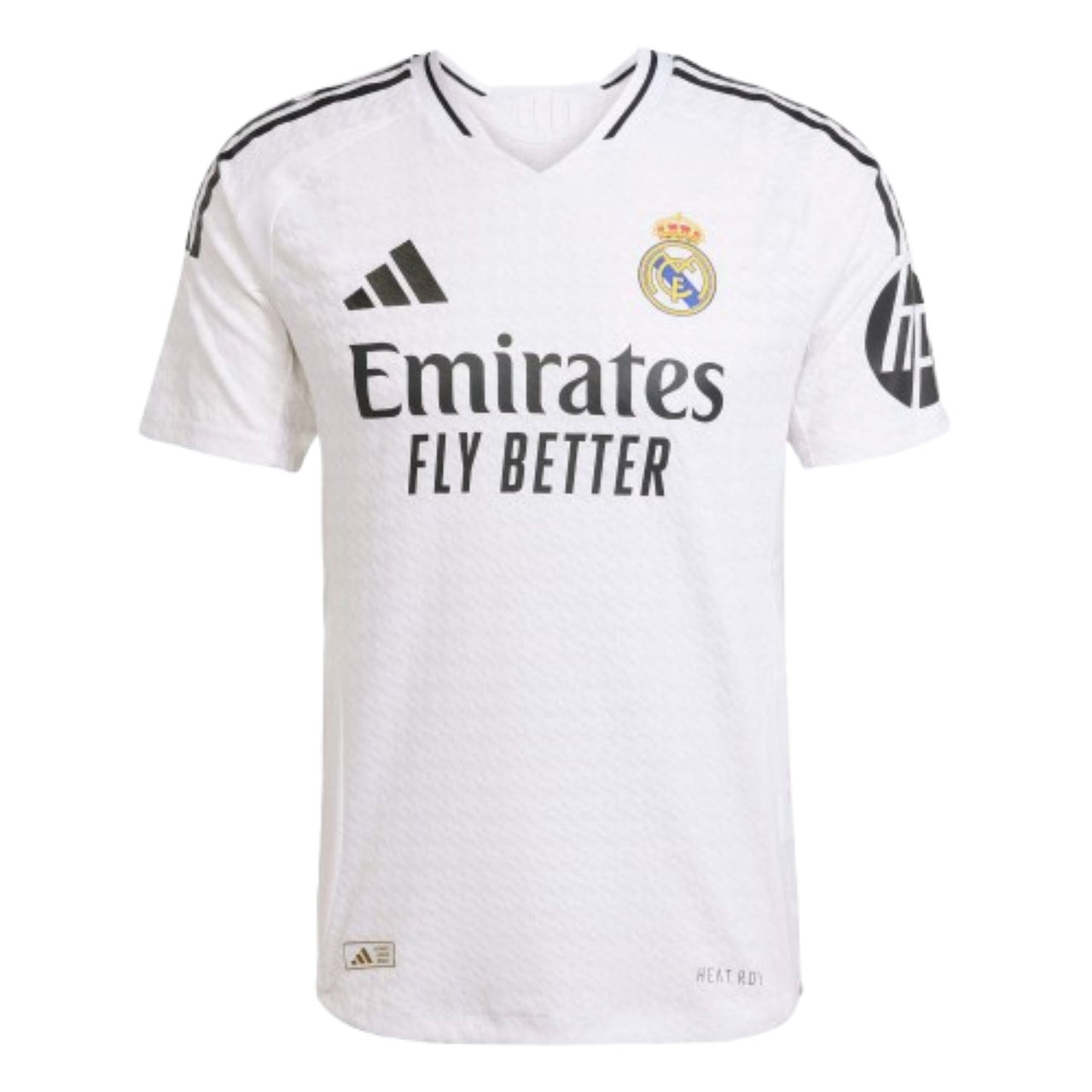 adidas Real Madrid 24/25 Home Authentic Jersey Asia Sizing 'White Black' JX2137